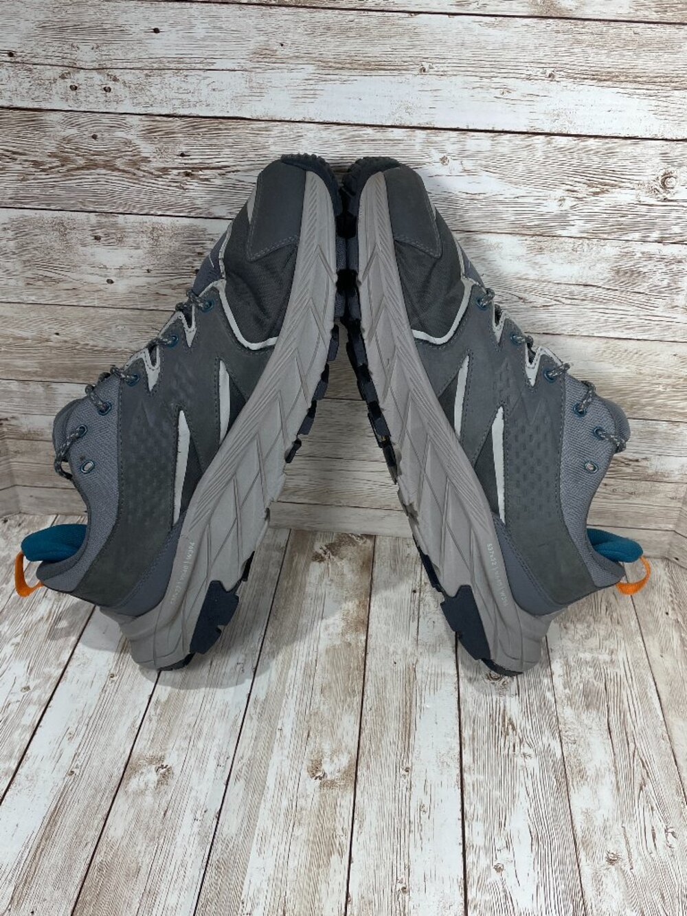 Hoka One Anacapa Low Gtx Men's 10 D Vibram Lace Up Gray Hiking Shoes Sneakers - Picture 6 of 9